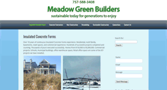 Desktop Screenshot of meadowgreenbuilders.com